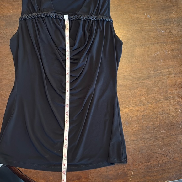 Cache Black Ruched Sleeveless Tank - Picture 5 of 6